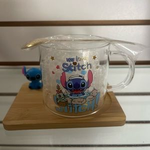 Stitch glass cup